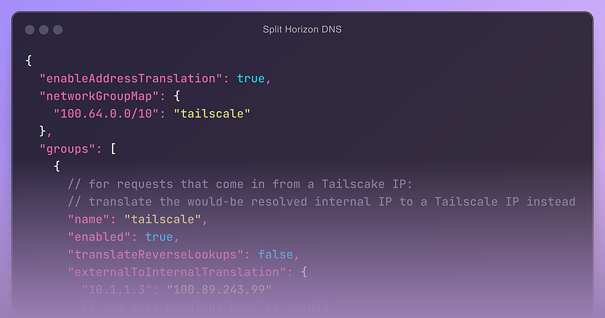 Technitium DNS Server with Tailscale | James Brooks